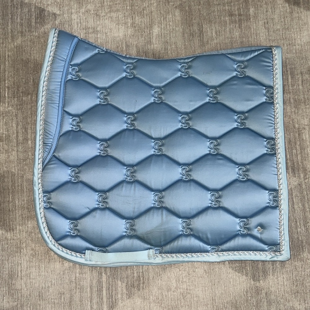 PS of Sweden Sky Blue Dressage Saddle Pad Full